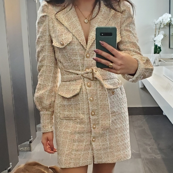 Simons Icone Tweed Dress - Picture 8 of 8